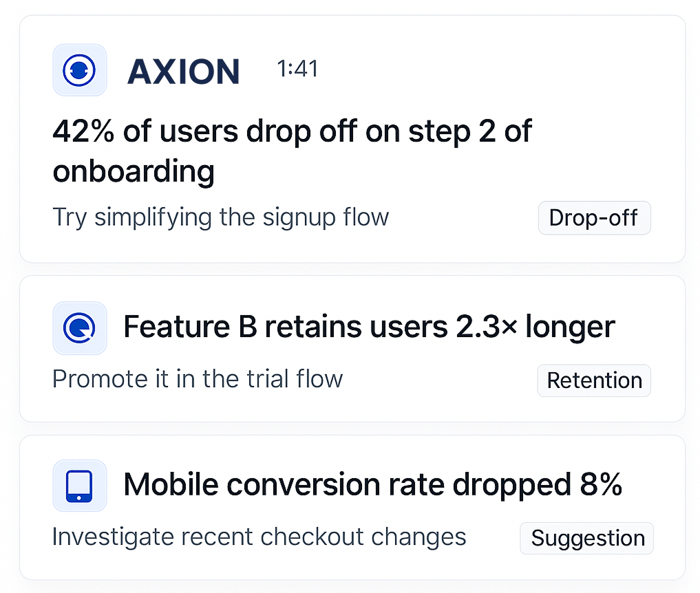 Insight Cards UI